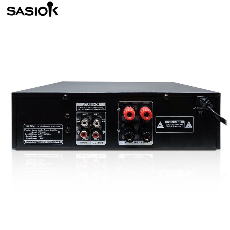 AV-368U Power Amplifiers BT/USB/RCA/SD Stereo Home Theatre System Mixer Manufacture Professional Amplifier