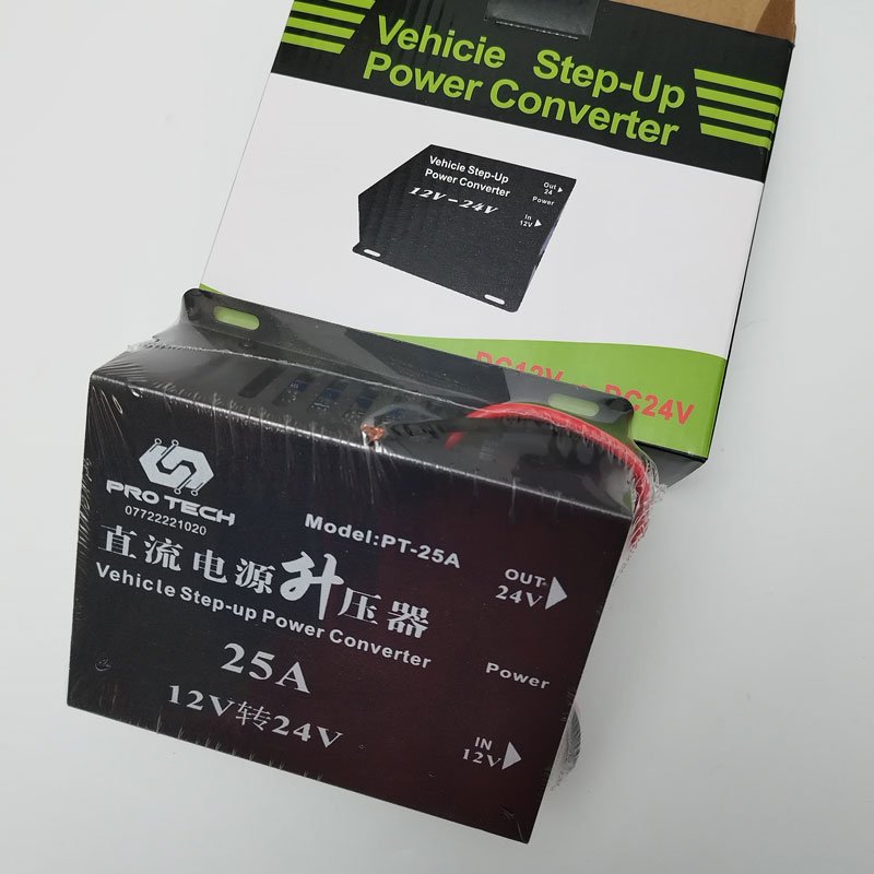 Shanghai Manufacturer Hot Sell Amplifier Power Transformer 12V to 24V 25A Dc Converter Step up Converter for Car
