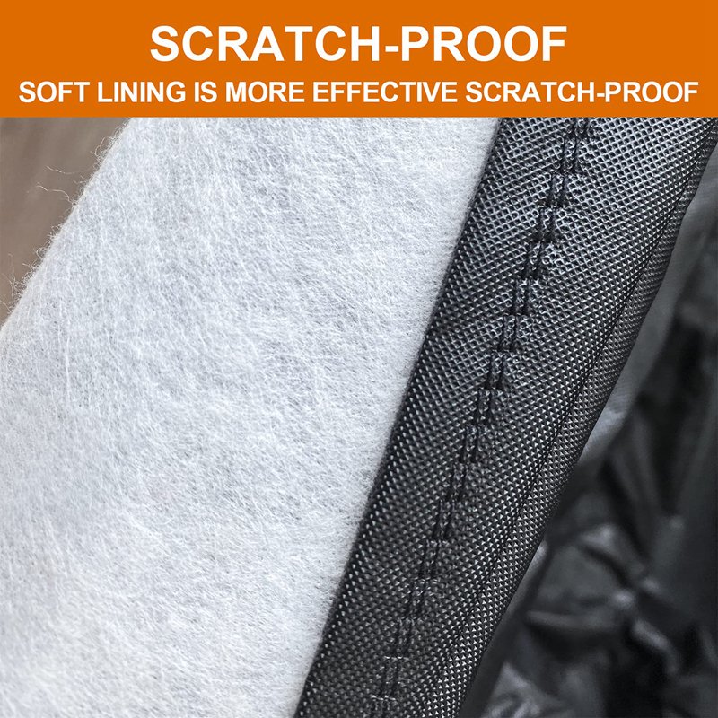 Custom Size Waterproof Car Cover Automobiles All Weather Dustproof Cover With Zipper Door Sun UV Universal Car Cover