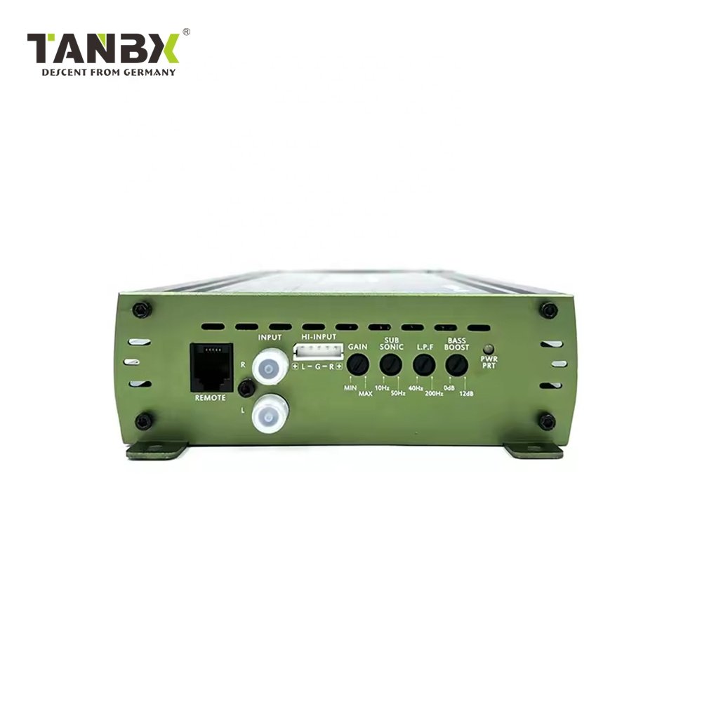 Factory New Mono Sound Digital High Power Car Amplifier Professional Class d High-quality Woofer Amplifier (TB-980D)