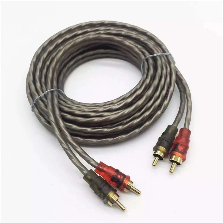 Audio Cable Amplifier RCA Connector Car Audio Cable Shielded Audio Cable