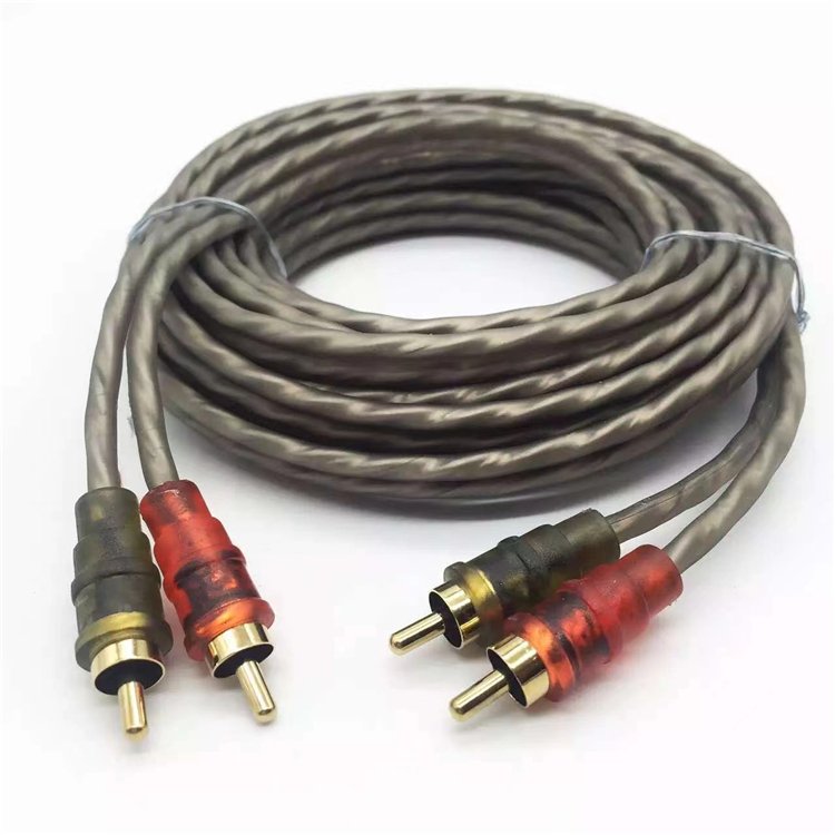 Audio Cable Amplifier RCA Connector Car Audio Cable Shielded Audio Cable