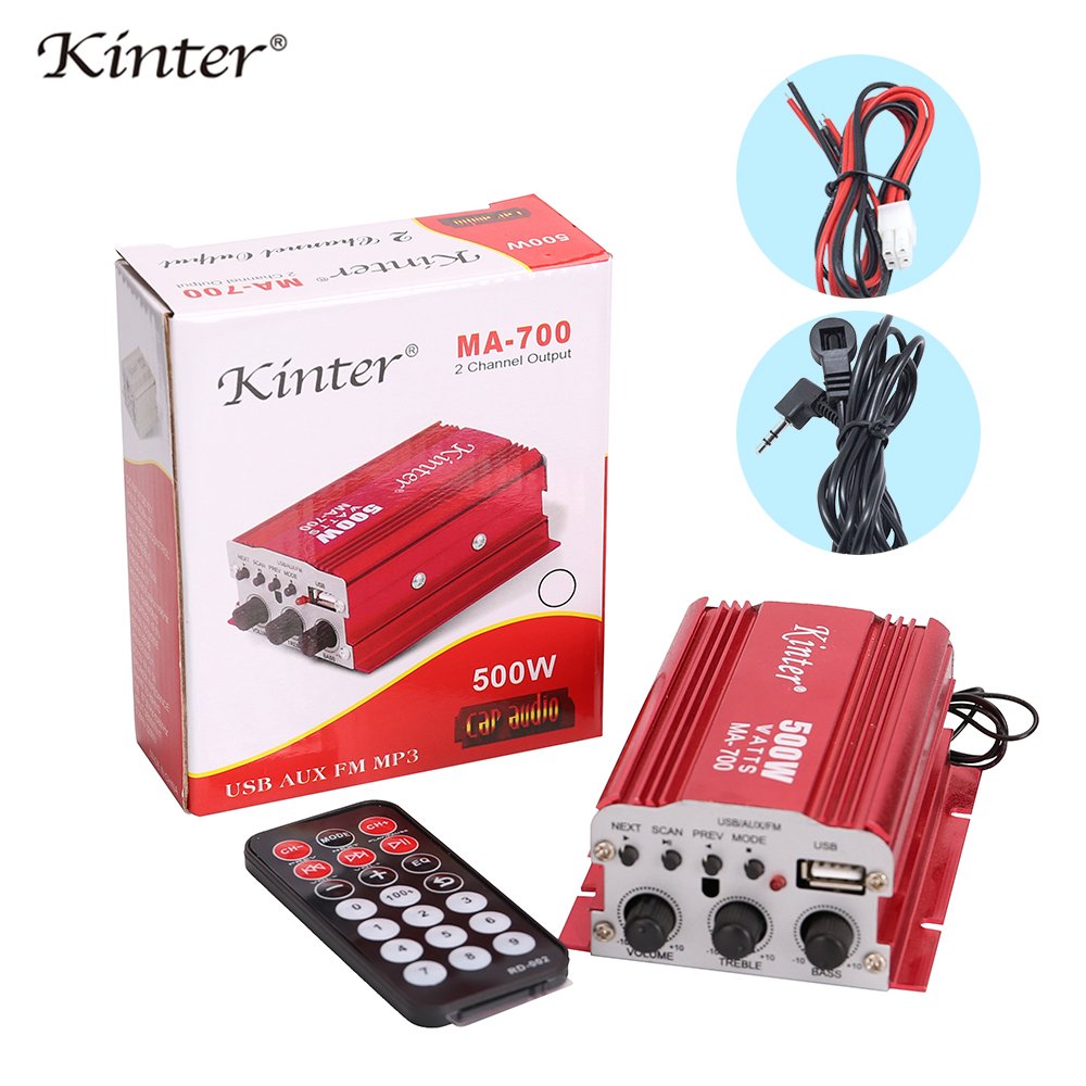 Kinter MA-700 Class Ab Mini Korea Home Car Audio System Power Amplifier With FM