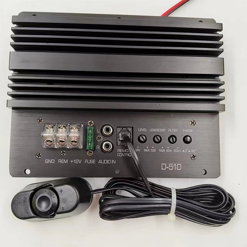 12V Universal 510W Amplifier Board Mono Car Audio Power Amplifiers Powerful Bass Subwoofers Sound Amplify for Car