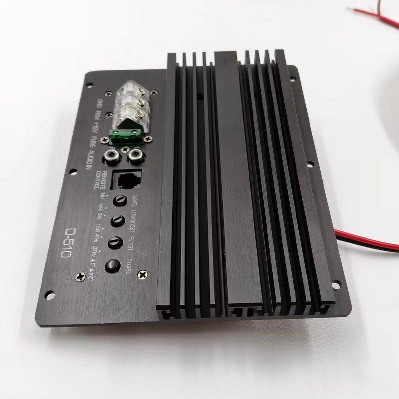 12V Universal 510W Amplifier Board Mono Car Audio Power Amplifiers Powerful Bass Subwoofers Sound Amplify for Car