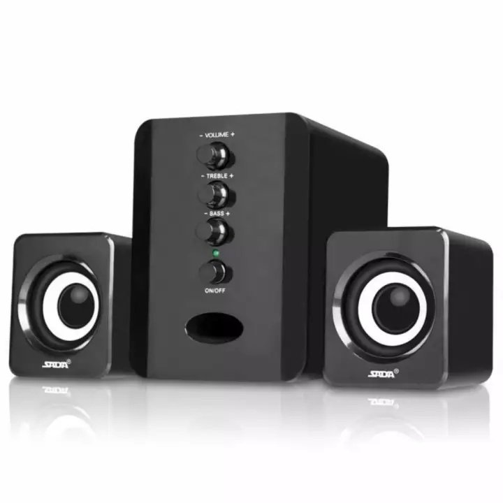 Accessories Consumer Electronics KAW D202 Tense Bass Vivid Sound Set of 3 USB Computer Speakers With 12 Months National Warranty