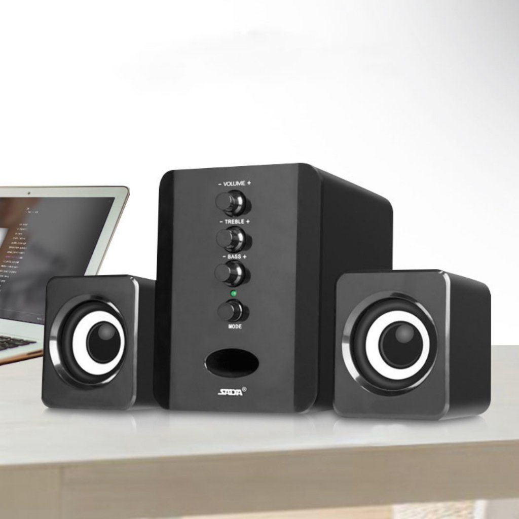 Accessories Consumer Electronics KAW D202 Tense Bass Vivid Sound Set of 3 USB Computer Speakers With 12 Months National Warranty