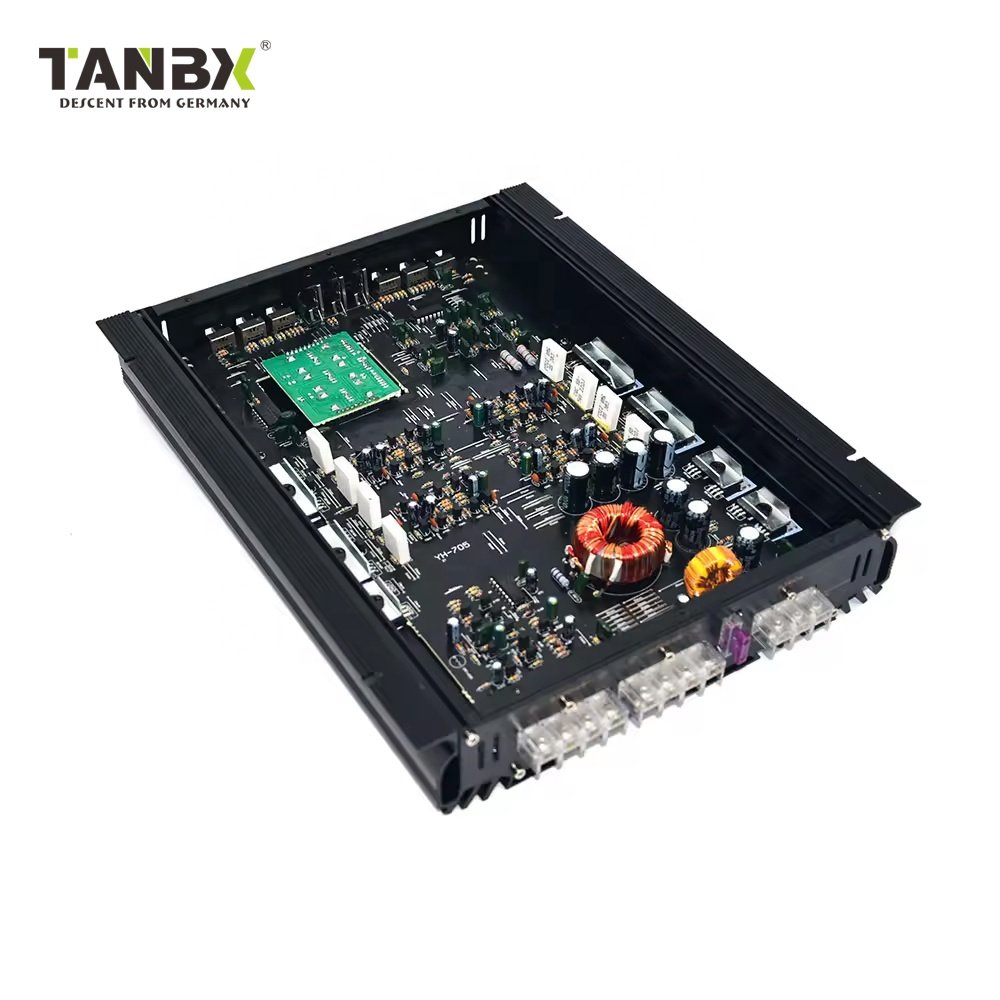 Factory 4 Channel Sound Digital High Power Car Amplifier 3800W Professional Class AB Cheap Price(WDK-V705)