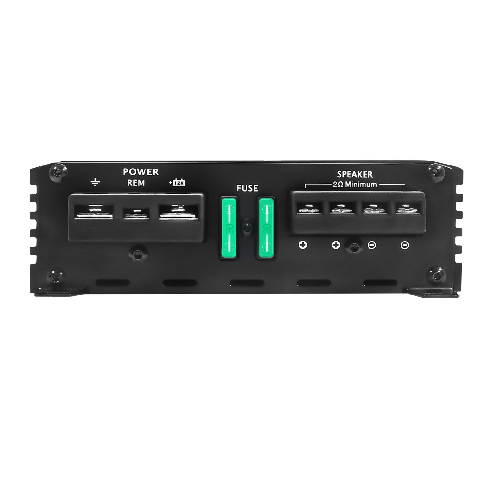 DI600.1 Class-D Car Audio Mono-block Subwoofer Amplifier 1200 Watts Max Power 2/4 Ohm Stable, Mosfet Power Supply, Remote Bas