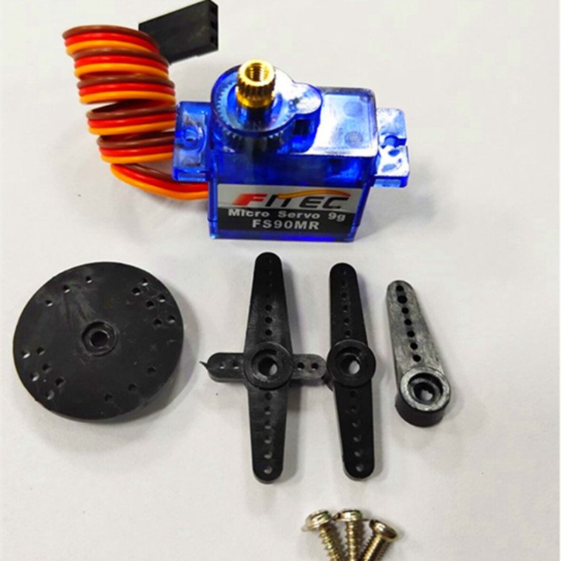 MG90S 9g 360 Continuous 2.2kg Mini Micro Metal Gear Servo for RC Car Boat DIY Robotic Arm Hexapod Robot Education Project