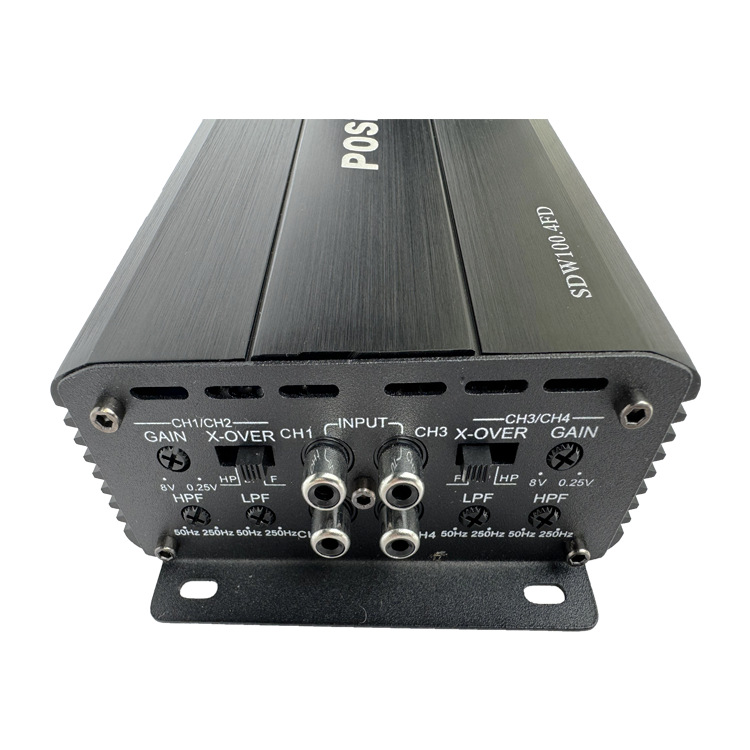 High Resolution Sound Quality Compact Design Efficient Cooling Efficiency Optimization of Automotive Power Amplifier Equipment