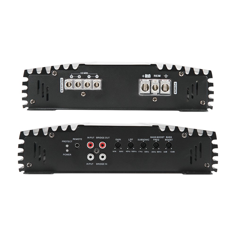 QMF GZ-46 High Quality 12V 1000W Class D Monoblock Car Amplifier Big Power Car Audio Powerful Amplifier