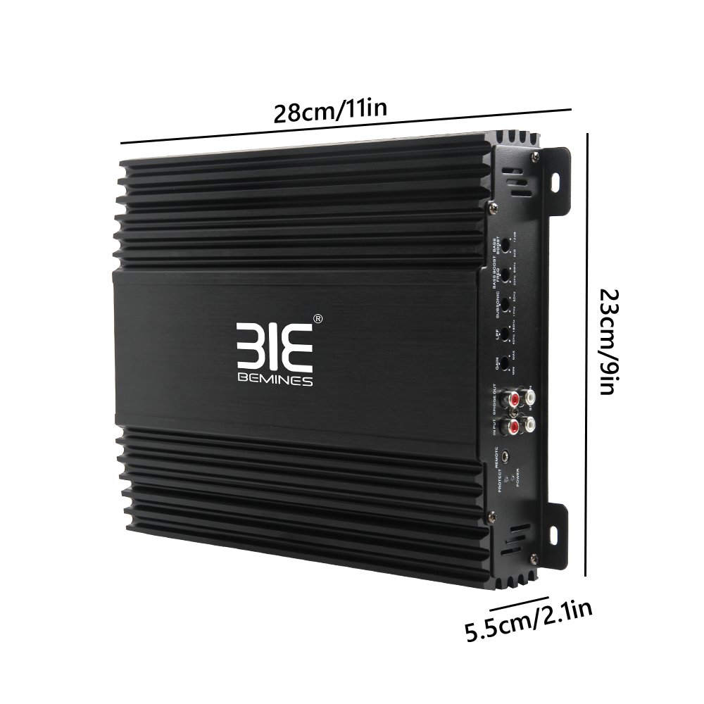 QMF GZ-46 High Quality 12V 1000W Class D Monoblock Car Amplifier Big Power Car Audio Powerful Amplifier