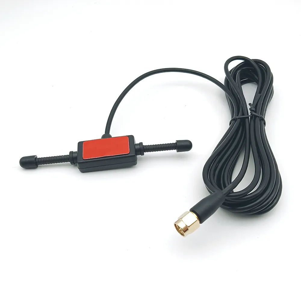 433Mhz Antenna GSM GPRS SMA Male Plug Horn Antenna Radio Patch Cable Amplifier Glass Mound for Vehicle Car GPS Tracker