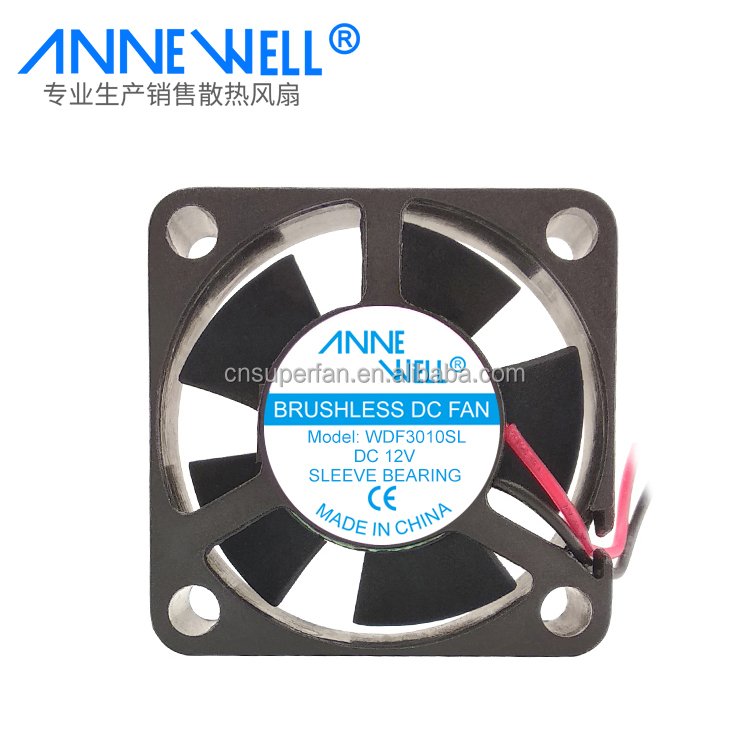 3cm micro high quality dc brushless fan for Car amplifier audio 30x30x10mm 12v 24 volt WDF3010SL dc high CFM axial cooling fan