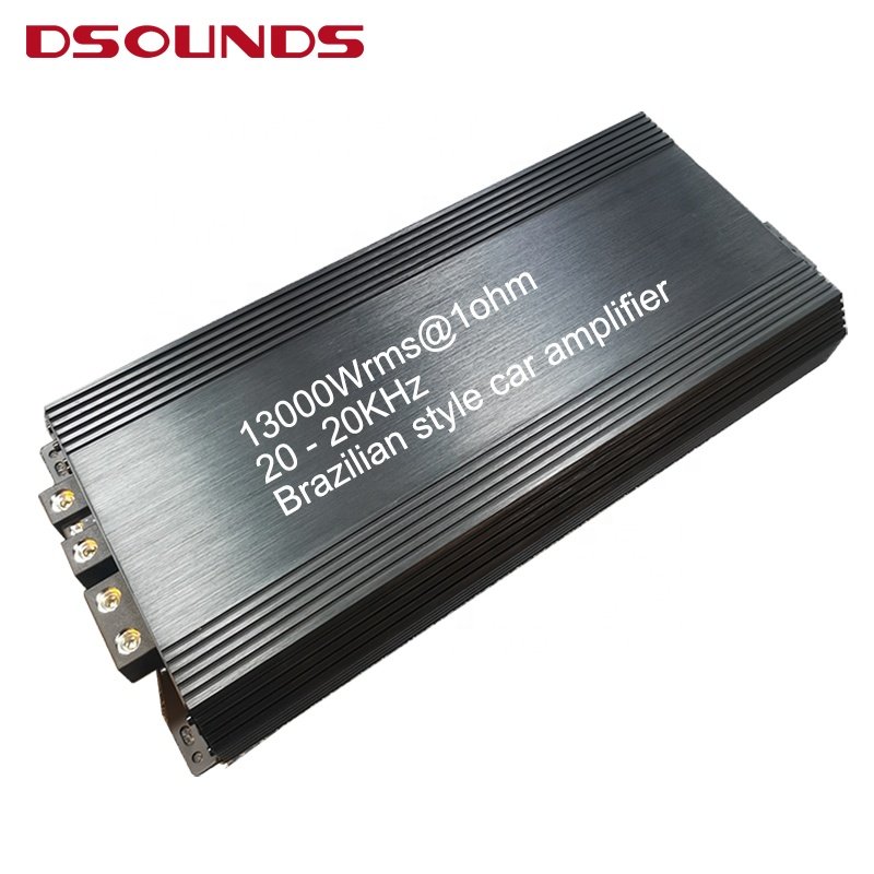 Big Power Car Amplifier 13000Wrms Brazilian Style Car Amplifier Mono Block for Car Audio
