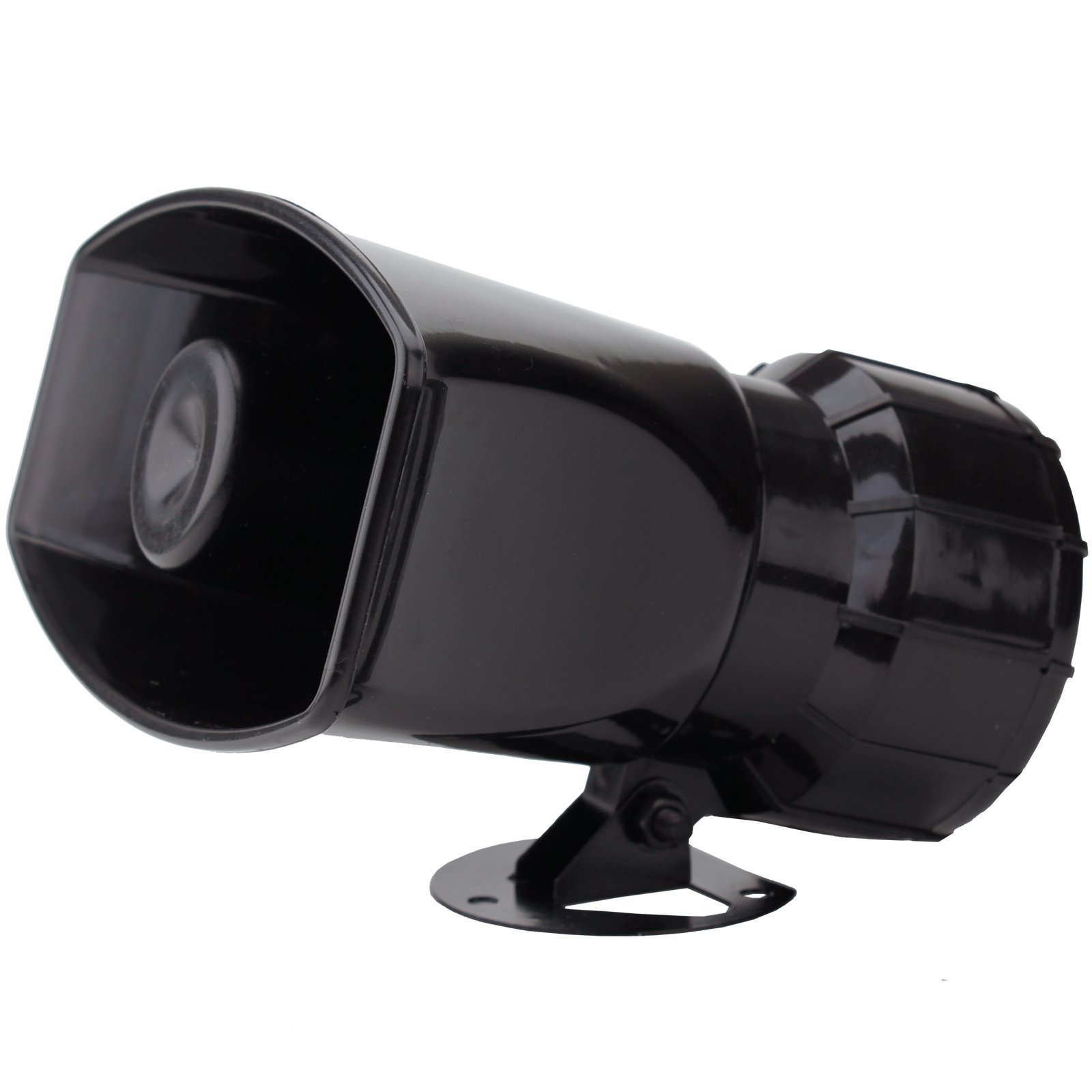 B-Car Siren Horn 7 Tone Siren Vehicle Loudspeaker with Handheld Microphone Amplifier 12V 100W Emergency Sounds