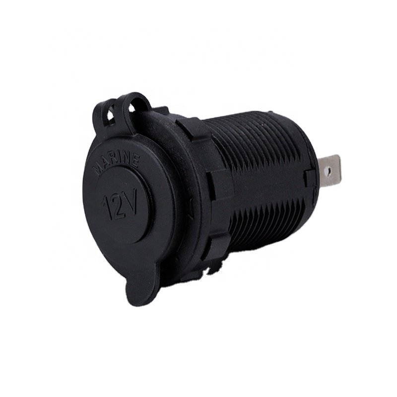 Waterproof Electronic Female Holder Indicator 12V AC Power Outlet Cigarette Lighter Socket for Car Boat RV Truck