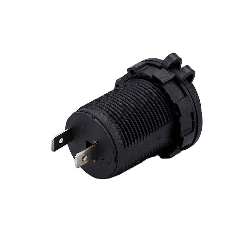 Waterproof Electronic Female Holder Indicator 12V AC Power Outlet Cigarette Lighter Socket for Car Boat RV Truck
