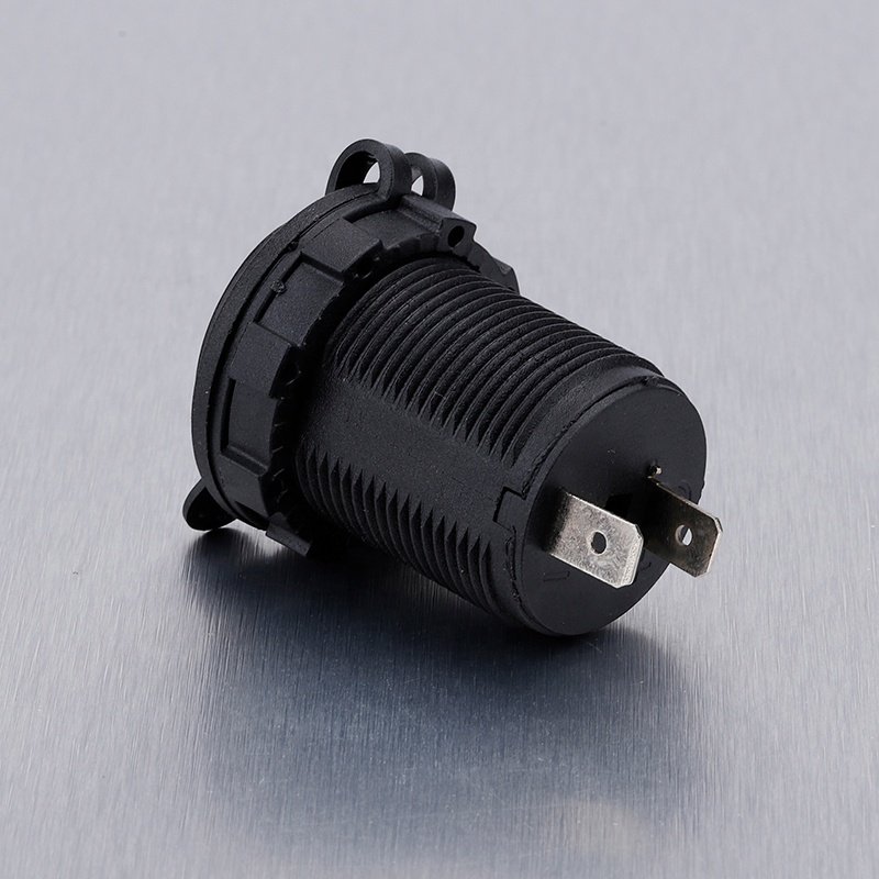 Waterproof Electronic Female Holder Indicator 12V AC Power Outlet Cigarette Lighter Socket for Car Boat RV Truck