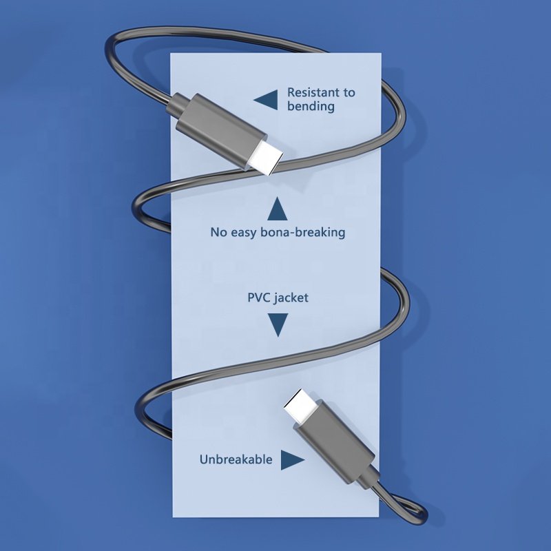 Custom USB 3.0 To type c Fast Charging Data Cable Pd 65w 5A 100w 3.1 3.2 Type-c charge Mobile Phone Android accessories Charger