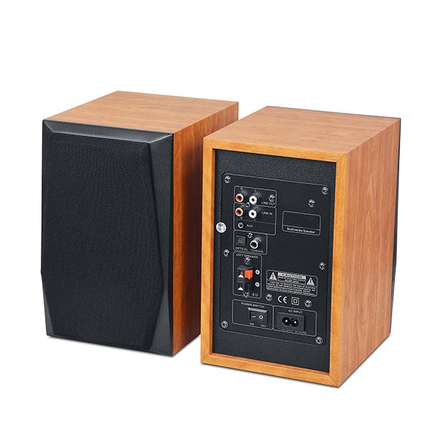 USB SD Wireless Studio Computer Mobile Phone Optical Powered Amplifier 50W 4 Inch Hi-fi Home Theatre System Bookshelf Speaker