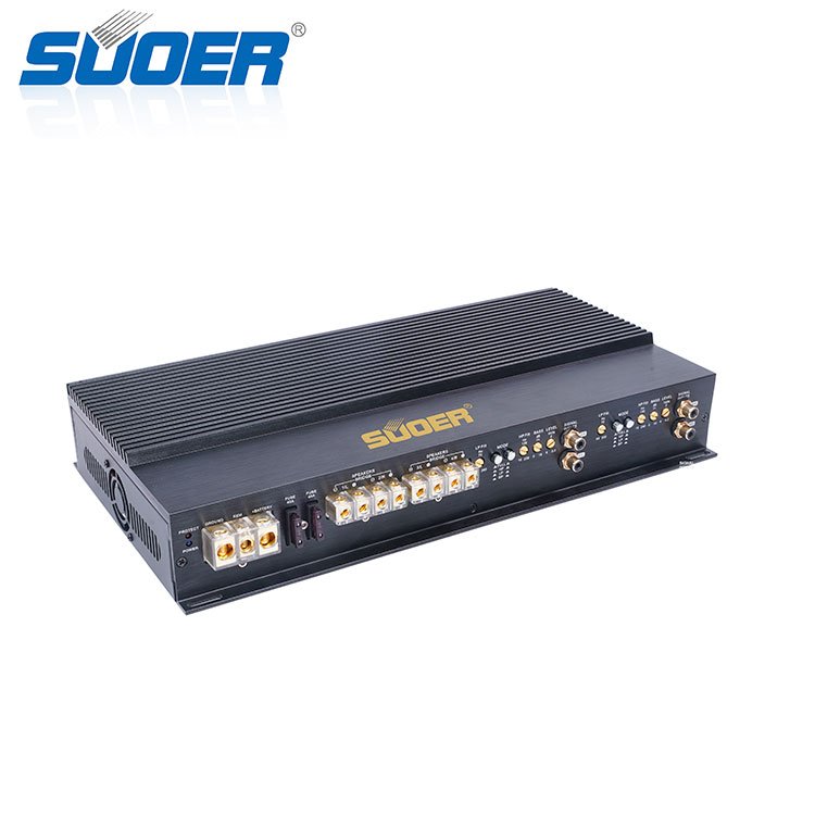 Suoer CR-4120 High Quality 4 Channel 1800w Max High-class Car Amplifiers 4*120 Watts