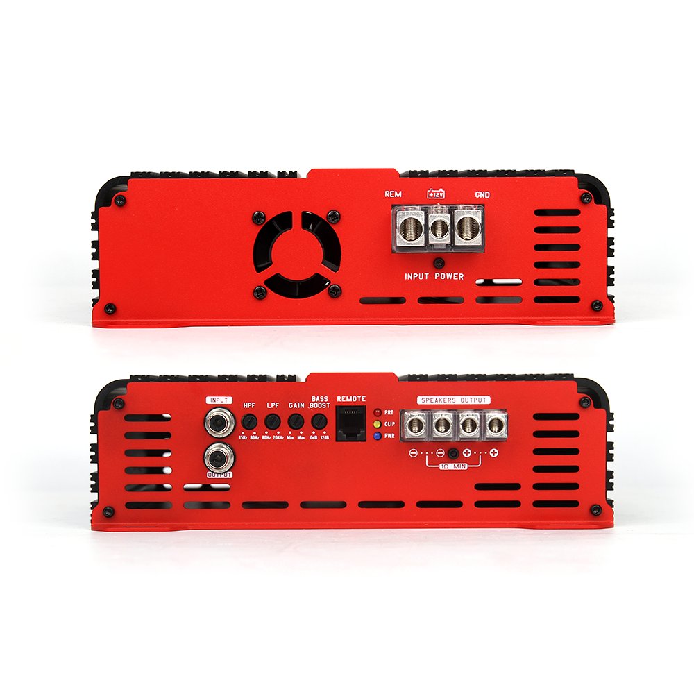 QMF BP-2000.1 Class D Monoblock Amplifier RMS 2000W 12V Car Power Amplifier Car Audio Amplifier