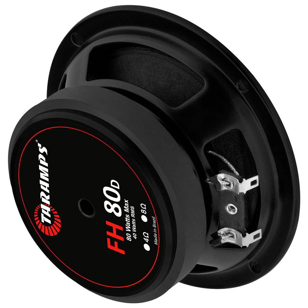 Taramps 5" FH 80D 4 or 8 Ohms Car Audio Speaker 40 Watts Rms 80W Max Woofer Mid Bass to Mid High Loudspeaker 5 Inches Full