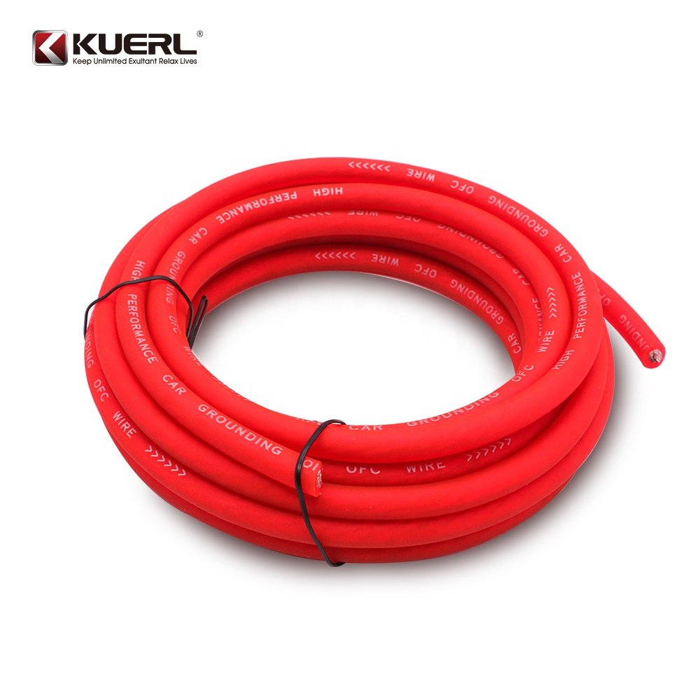 Kuer New Product Car Amplifier Wiring Kit Hot Selling High Quality AMP Wiring Kit 4GA Car Audio Wiring Kits