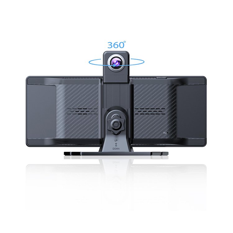New! 4K Camera 360° Dashboard 10.26" Wireless Carplay Android Auto Dual Lens Support WIFI AHD Car Camera with AUX Dash Cam