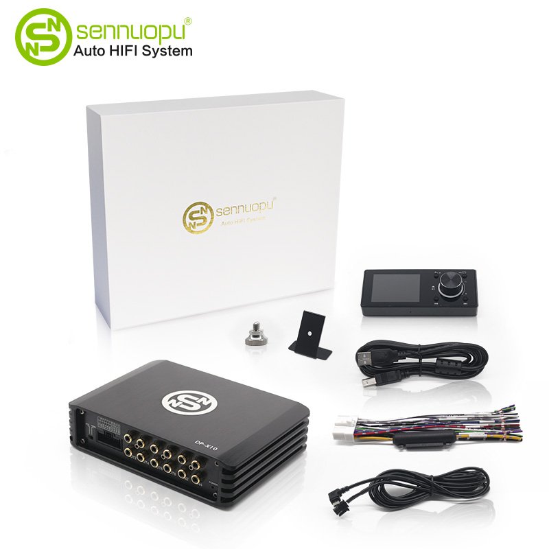 Sennuopu Power Amplifier DSP Car Audio Processor 4 Channel Car Amplifiers