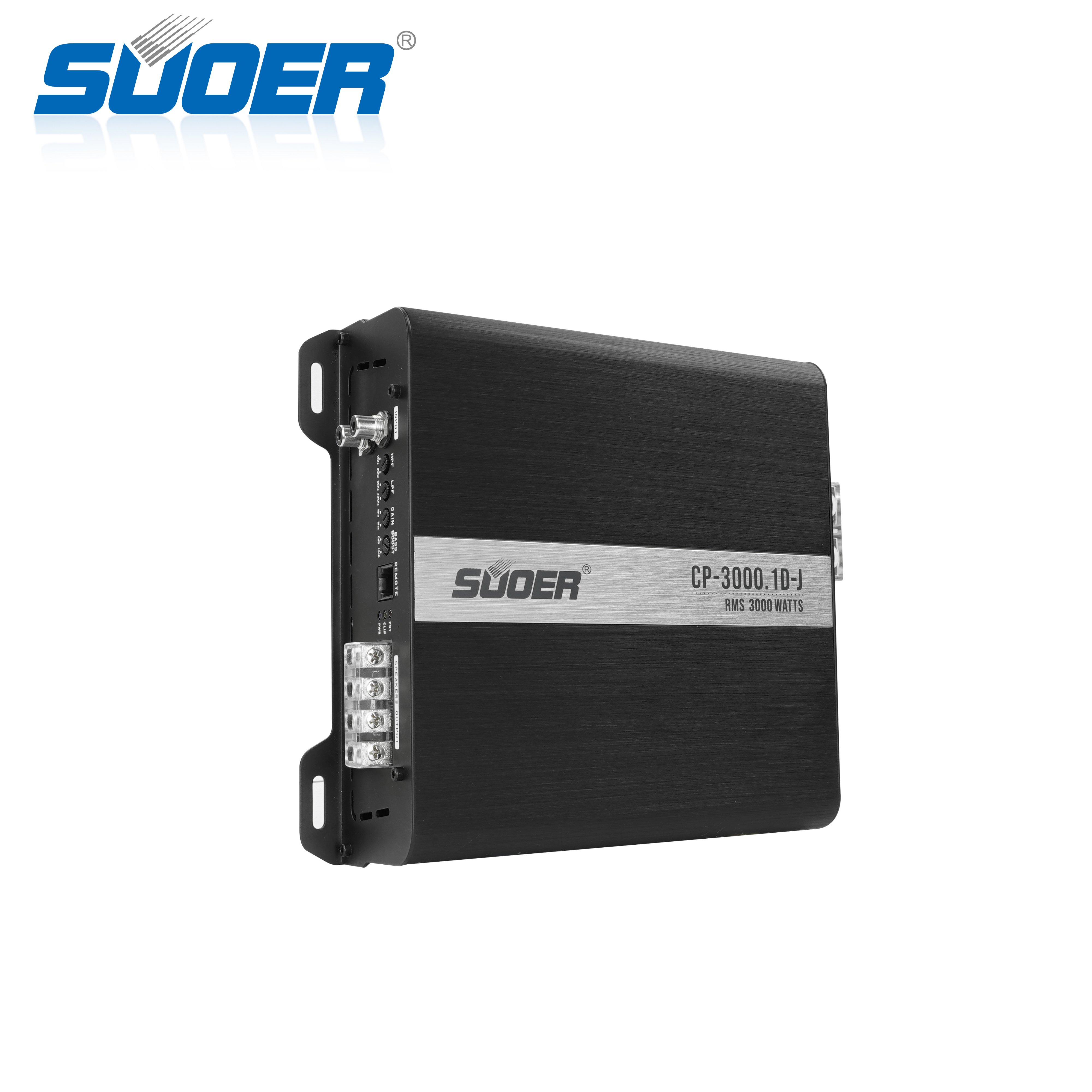 Suoer 2000/3000/5000/8000 Watts Mono Channel Class D Car Amplifier