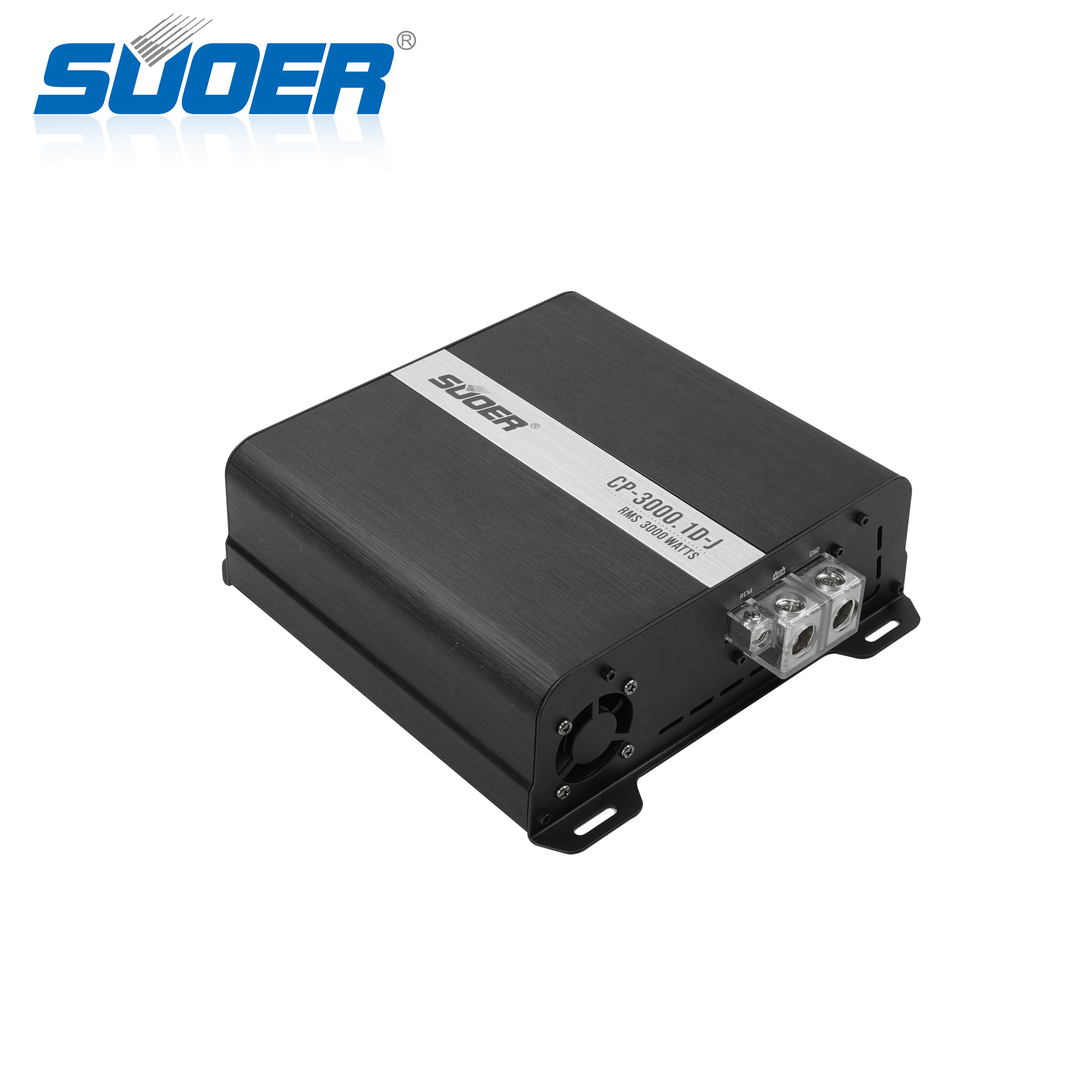 Suoer 2000/3000/5000/8000 Watts Mono Channel Class D Car Amplifier