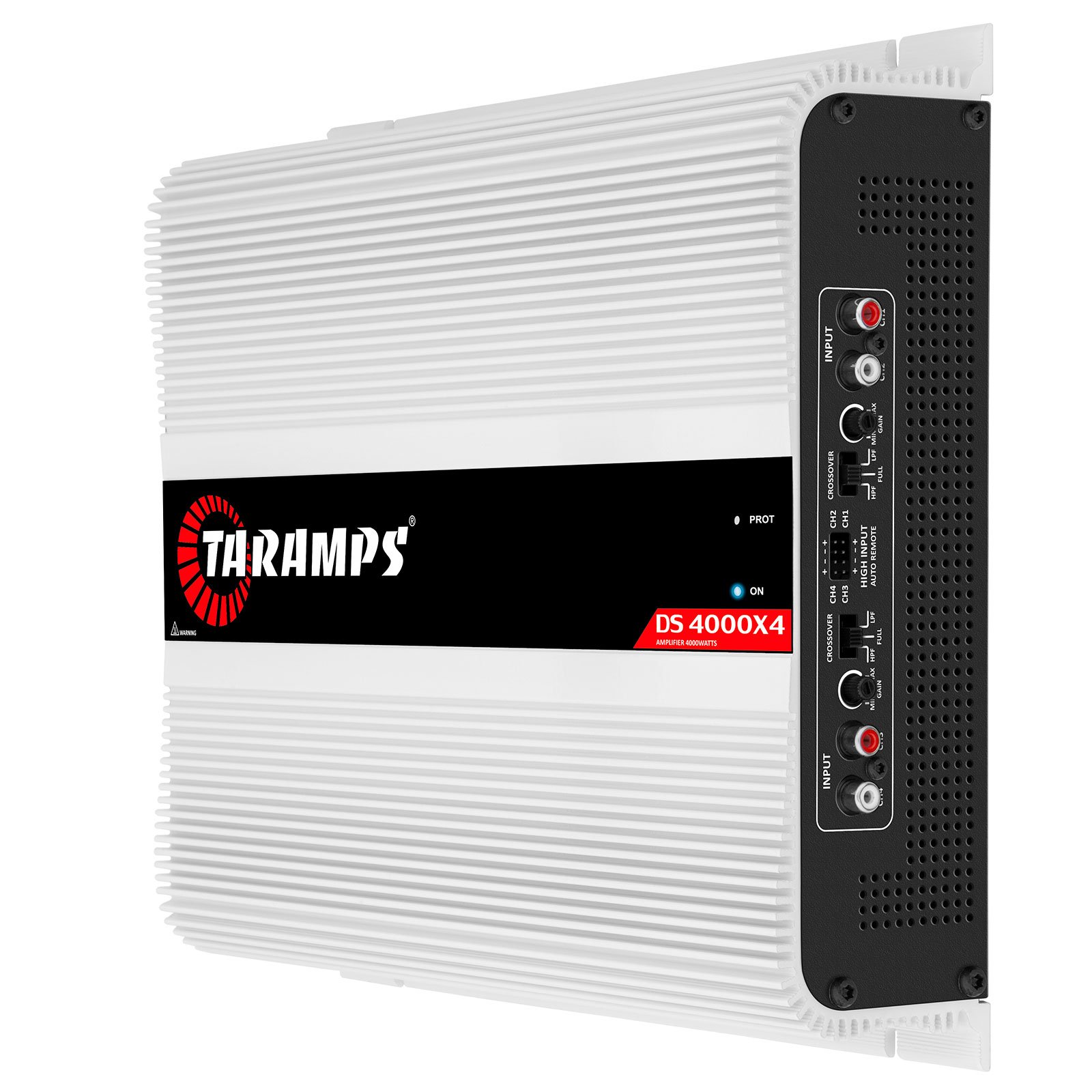 Taramps DS 4000x4 1 or 2 Ohms 4000 Watts RMS 4 Channel 1000x4 Watts RMS Digital Crossover HPF LPF Bridgedable Caraudio Amplifier