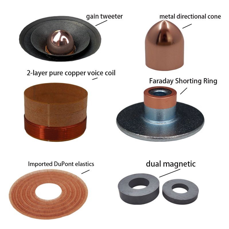 3 Inch Full-range Speaker Unit 10-45W Fever Tweeter Horn Diy Audio Modification Upgrade Hifi Sound Amplifier LoudSpeaker