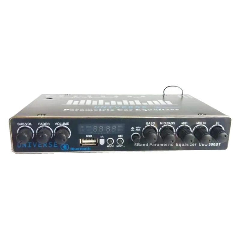Car Equalizer 2 Band SD/USD CD/AUX Wholesale Price Band Car Audio Equalizer Class EQ Car Audio Tuner Equalizer with Subwoofer Ou