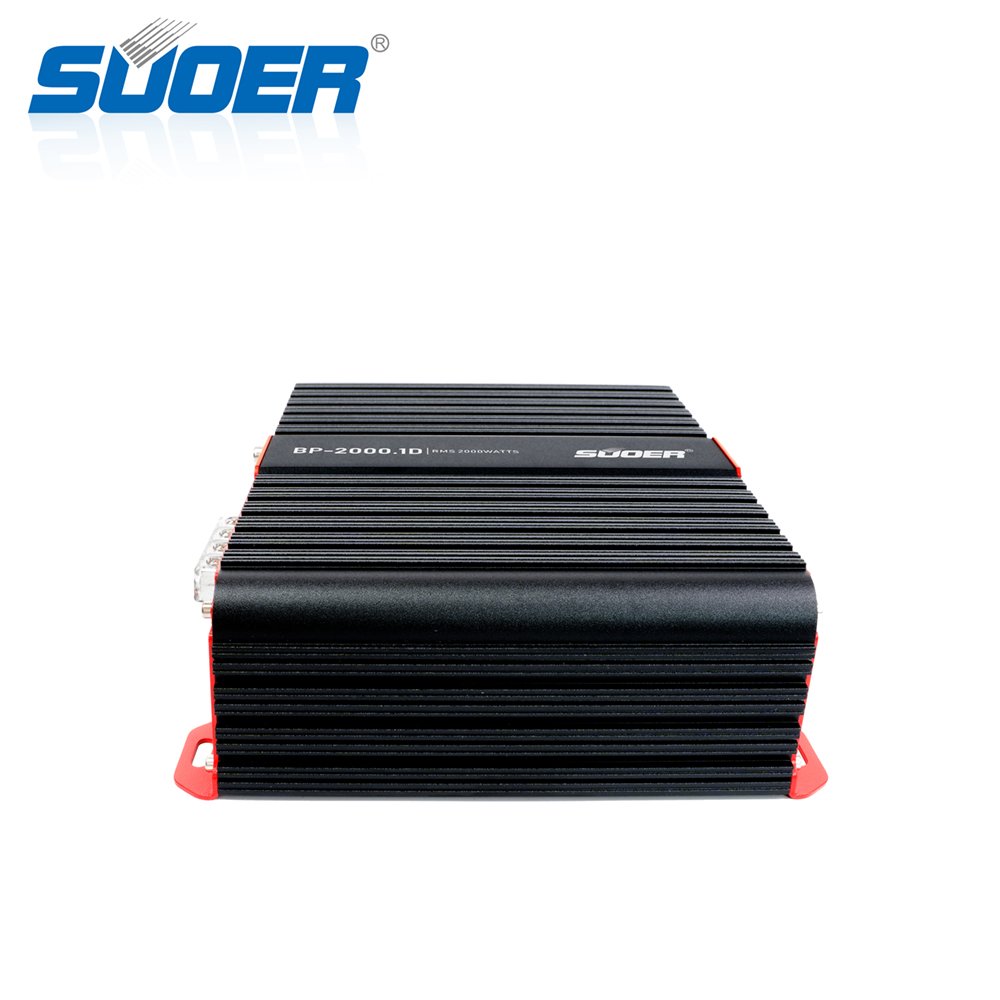 Suoer BP-2000 Monoblock Class D Car Amplifier 12V Monoblock Channel Crossovers