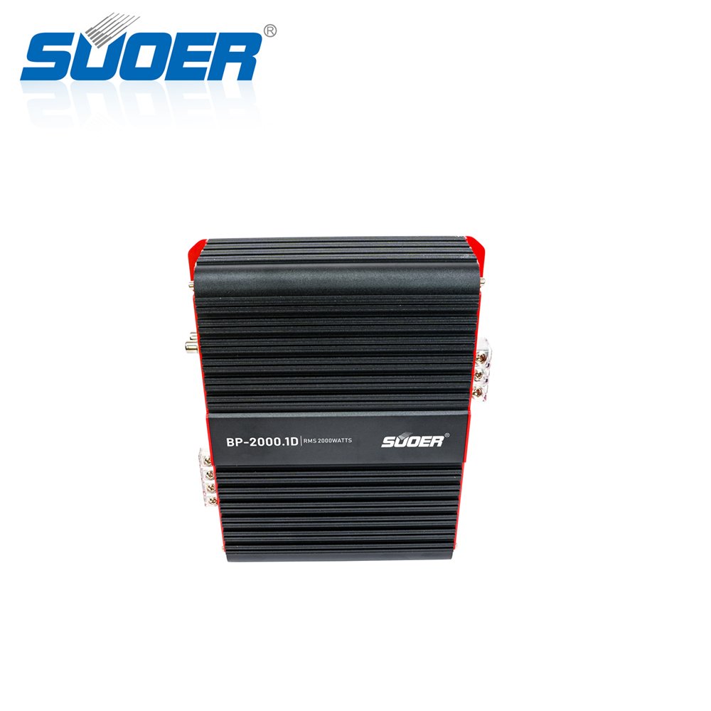Suoer BP-2000 Monoblock Class D Car Amplifier 12V Monoblock Channel Crossovers