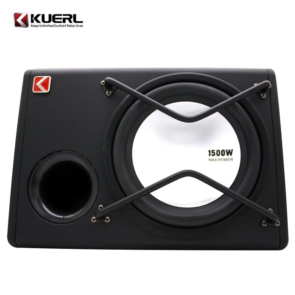 10 Inch Trapezoid Speaker Subwoofer With Amplifier Active Car Subwoofer Enclosure