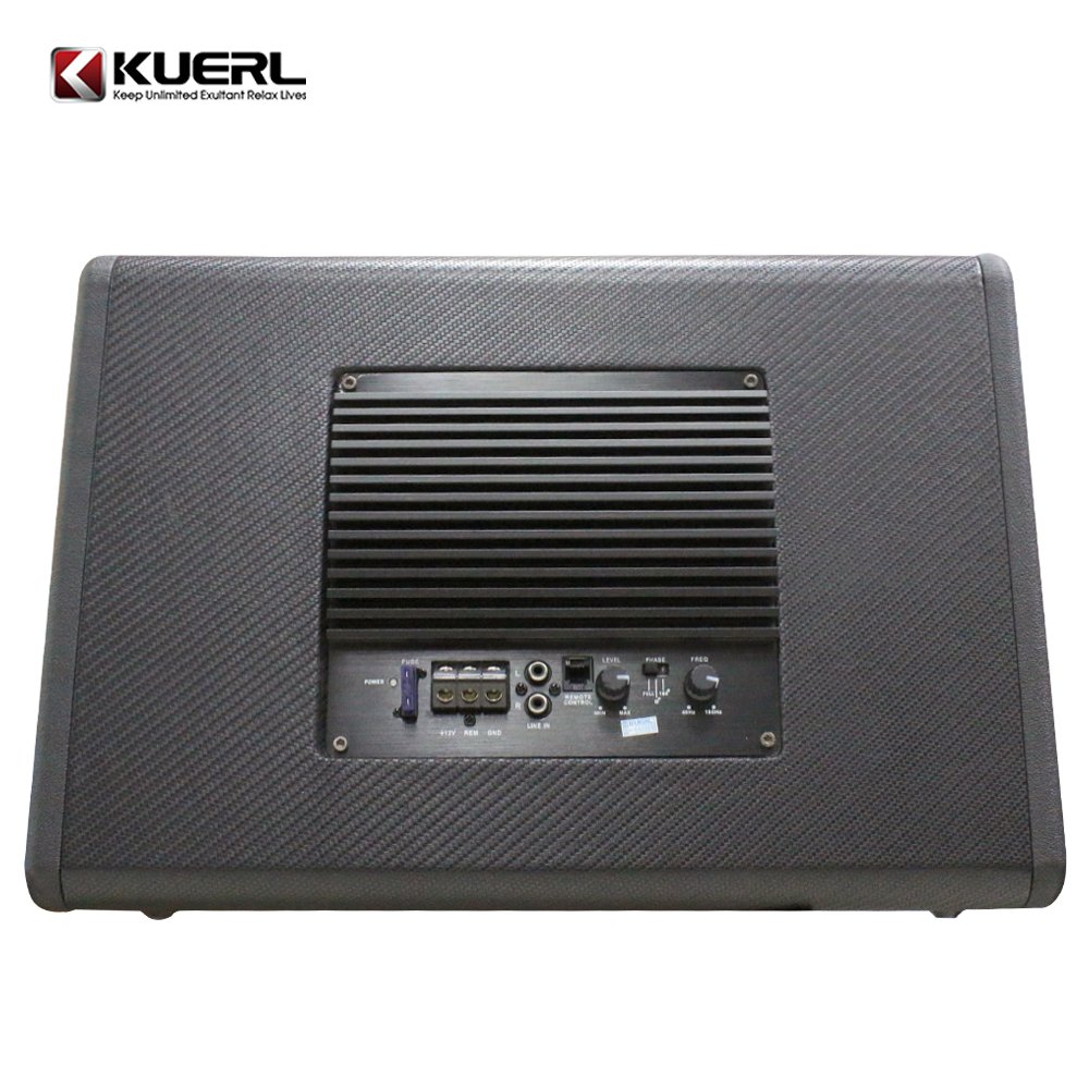 10 Inch Trapezoid Speaker Subwoofer With Amplifier Active Car Subwoofer Enclosure