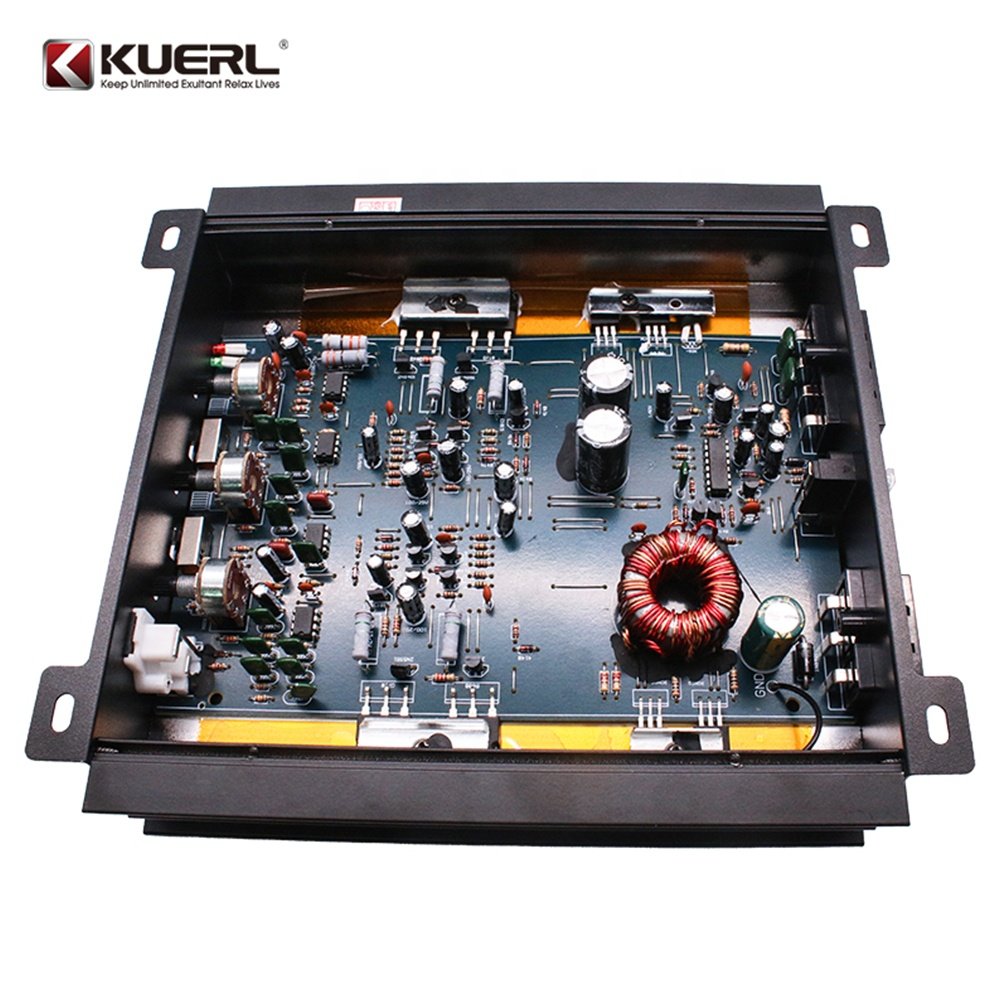 New Arrival Powerful 2 Channel Car Power Amplifier 2*40W Aluminum Kuerl Car Amplifier