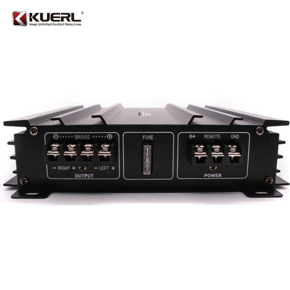 New Arrival Powerful 2 Channel Car Power Amplifier 2*40W Aluminum Kuerl Car Amplifier