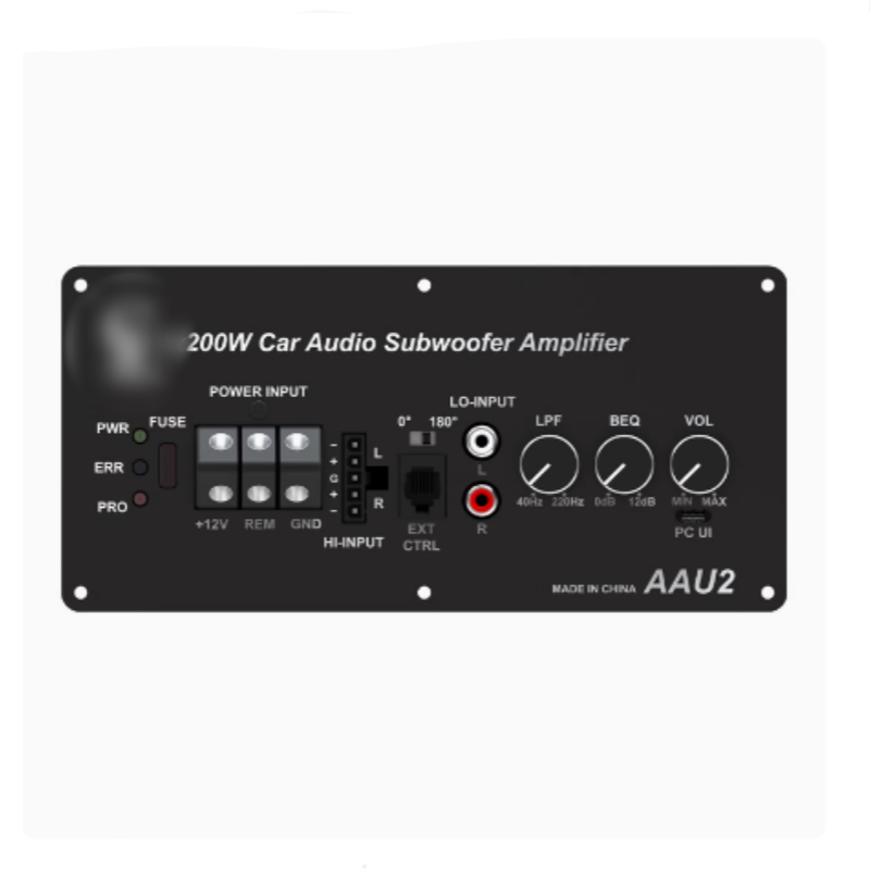 Car ultra Thin Audio Modification DSP Computer Tuning High and Low Level AAU2 200W Car Class D High-power Amplifier