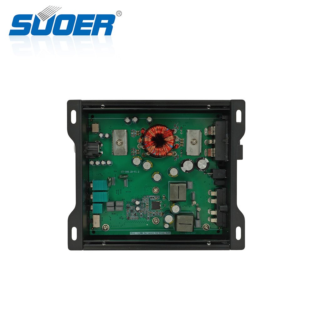 Suoer CT-300.2D Small Size Car Audio Amplifier 2 Channel Car Amp