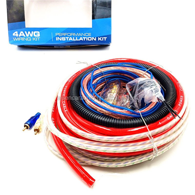 boss Wiring Kit 4GA Amplifier Wiring Kit Car AMP Wiring Kits Car Audio Accessories