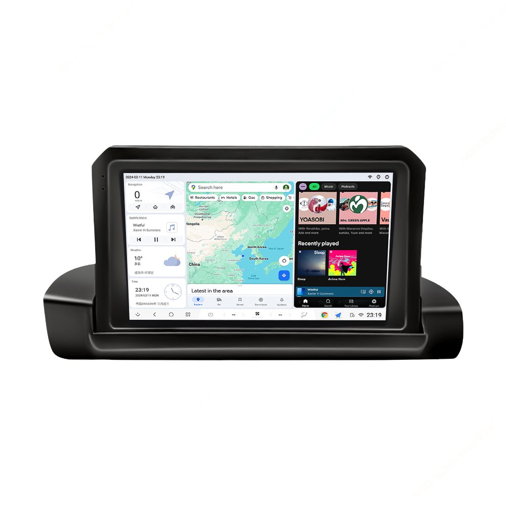 MEKEDE DUDU 7 2K Screen Stereo Audio Android Car DVD Stereo Touch Dashboard Wireless Car-play for BMW E90 E91 E92 E93