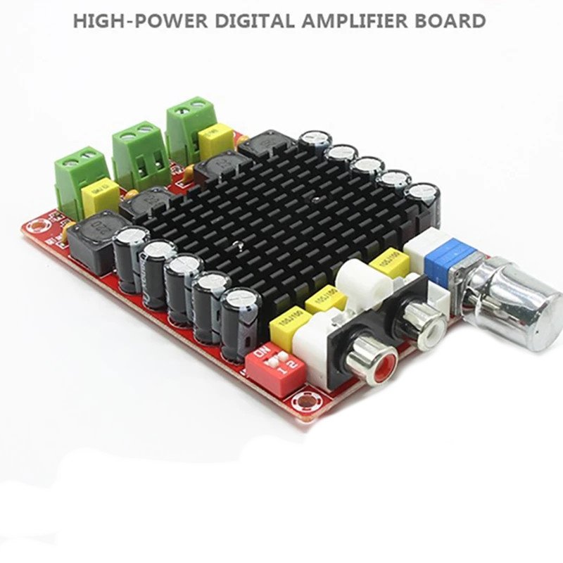 TDA7498 DC 14-34V Amplifier Board of Class D 2X100W Dual Channel Ultra High Power Digital Power Amplifier Board XH-M510