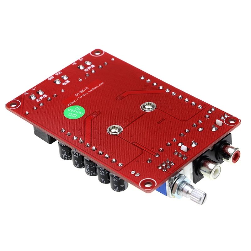 TDA7498 DC 14-34V Amplifier Board of Class D 2X100W Dual Channel Ultra High Power Digital Power Amplifier Board XH-M510