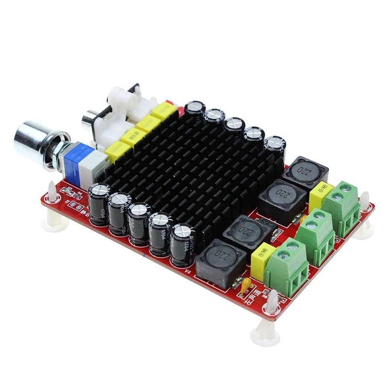TDA7498 DC 14-34V Amplifier Board of Class D 2X100W Dual Channel Ultra High Power Digital Power Amplifier Board XH-M510